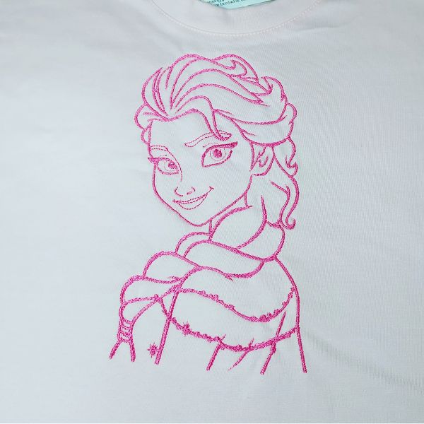 T-SHIRT CRIANÇA COM BORDADO "FROZEN" - Image 3